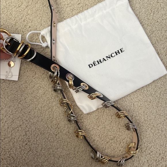 Denanche Revenge NWOT Black and Gold Women\'s Belt Size Small main image 6